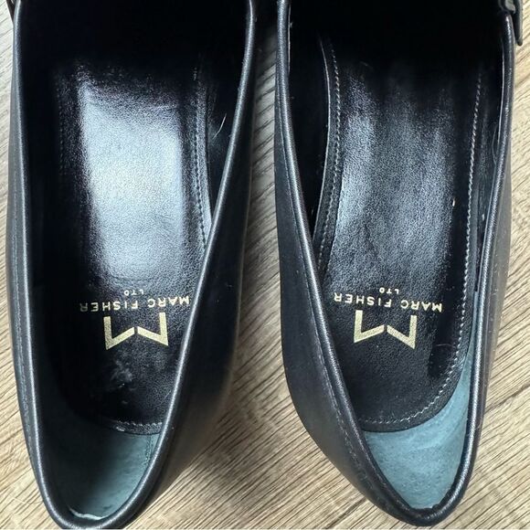 Marc Fisher | Black Leather Nickie Loafer - Picture 9 of 9